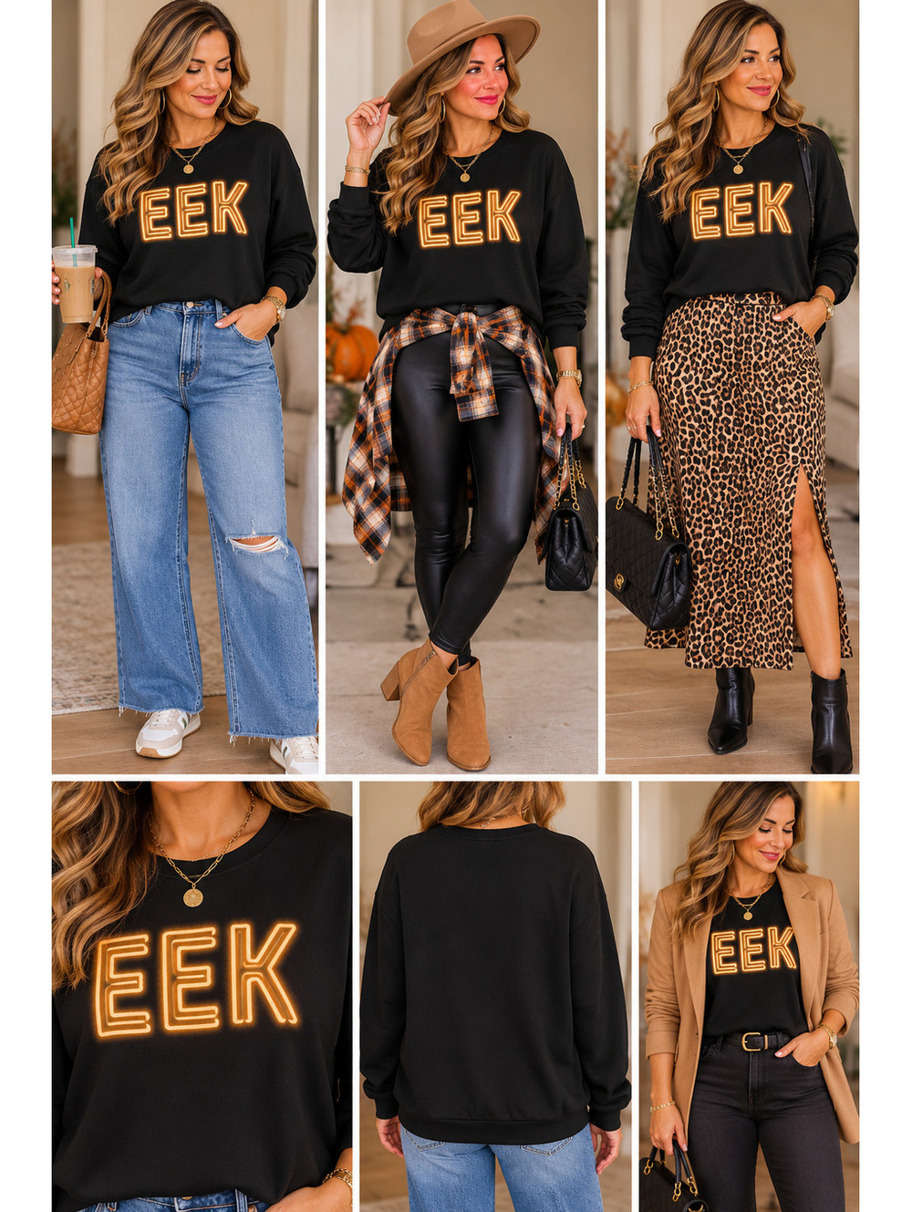 EEK Halloween Shirt Size Medium